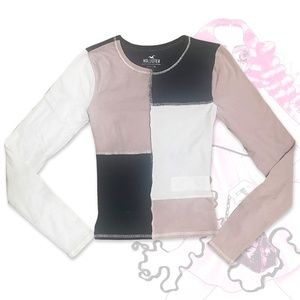 Hollister Patchwork Baby Tee